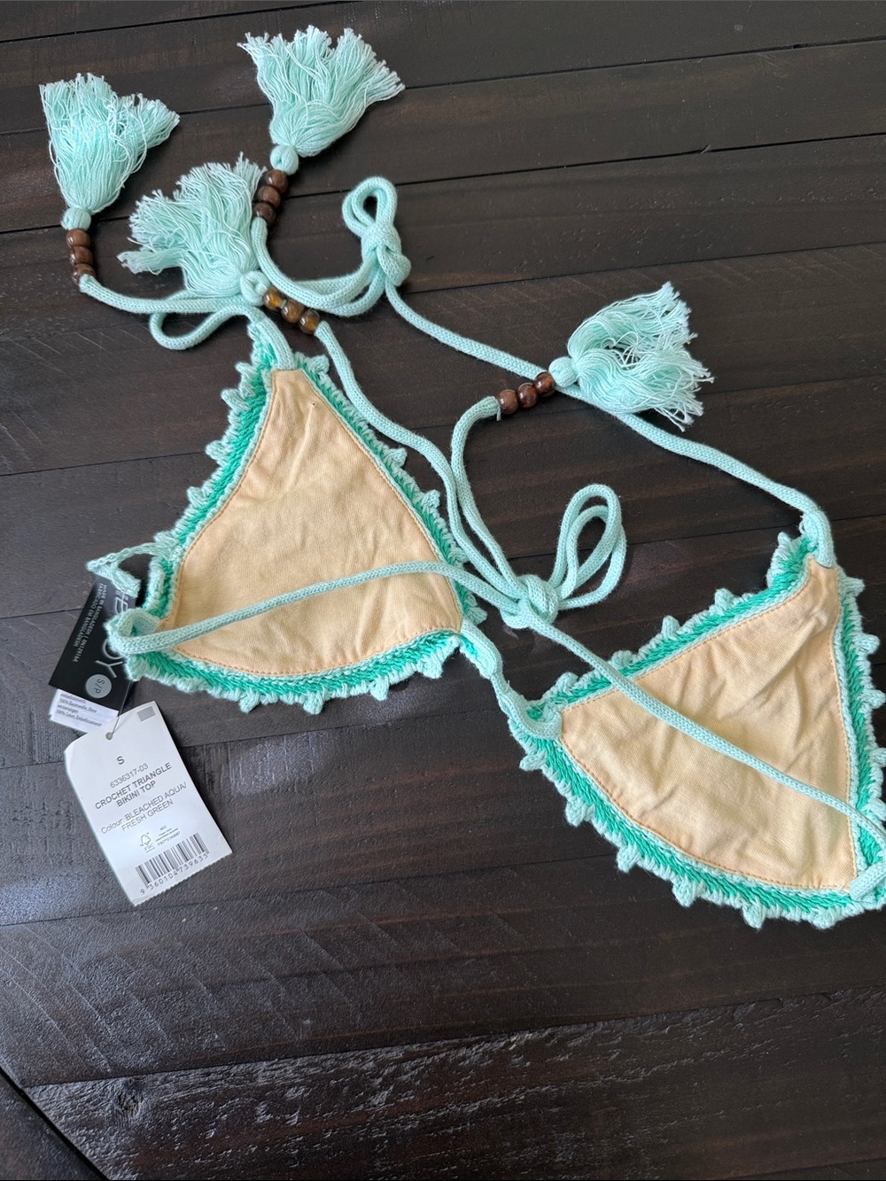 Cotton On Crochet, Bohemian, Coastal, Beachwear Bikini Sz S NWT - Picture 8 of 10